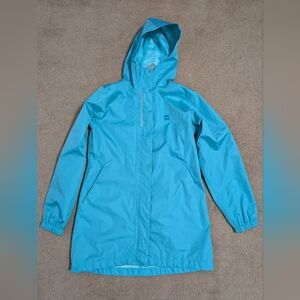 MEC Youth Size 12 Rain Jacket in a Beautiful Blue